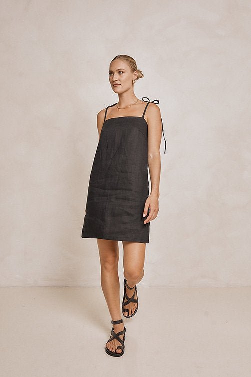 Tie Shoulder Mini Sundress